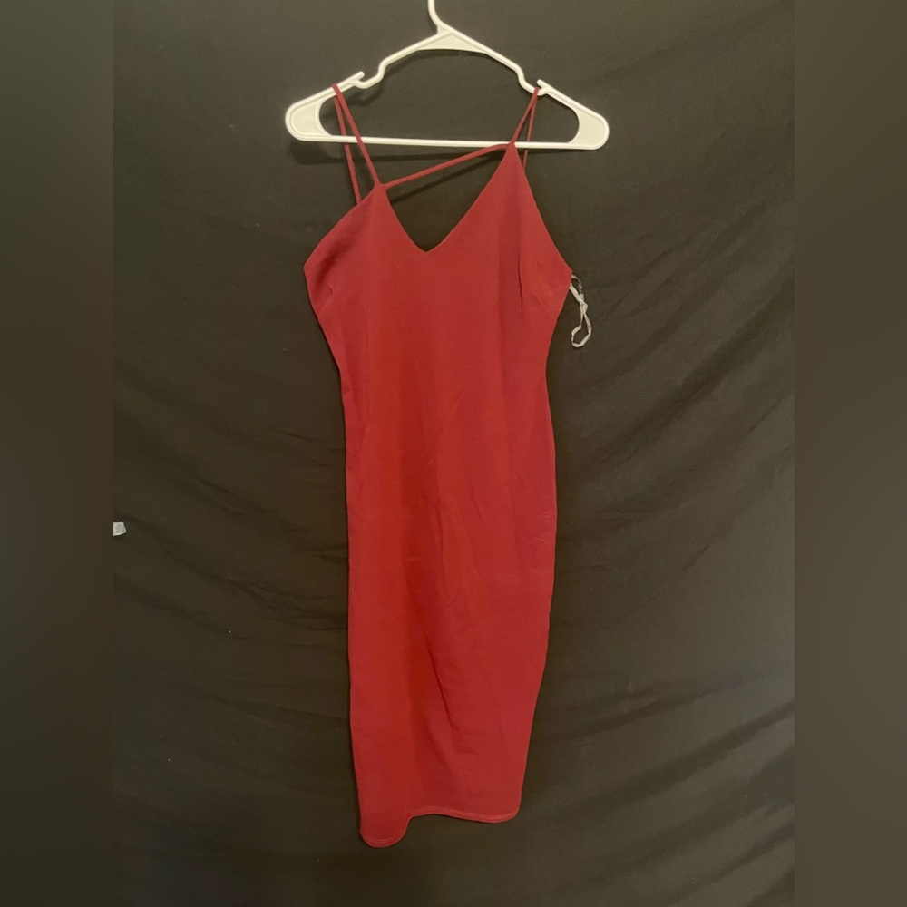 Burgundy style dress for any occasion